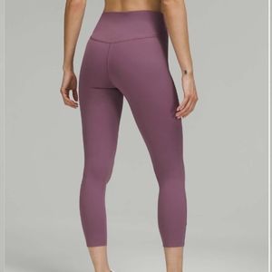 Lululemon Base Pace High-Rise Crop 23" Vintage Plum